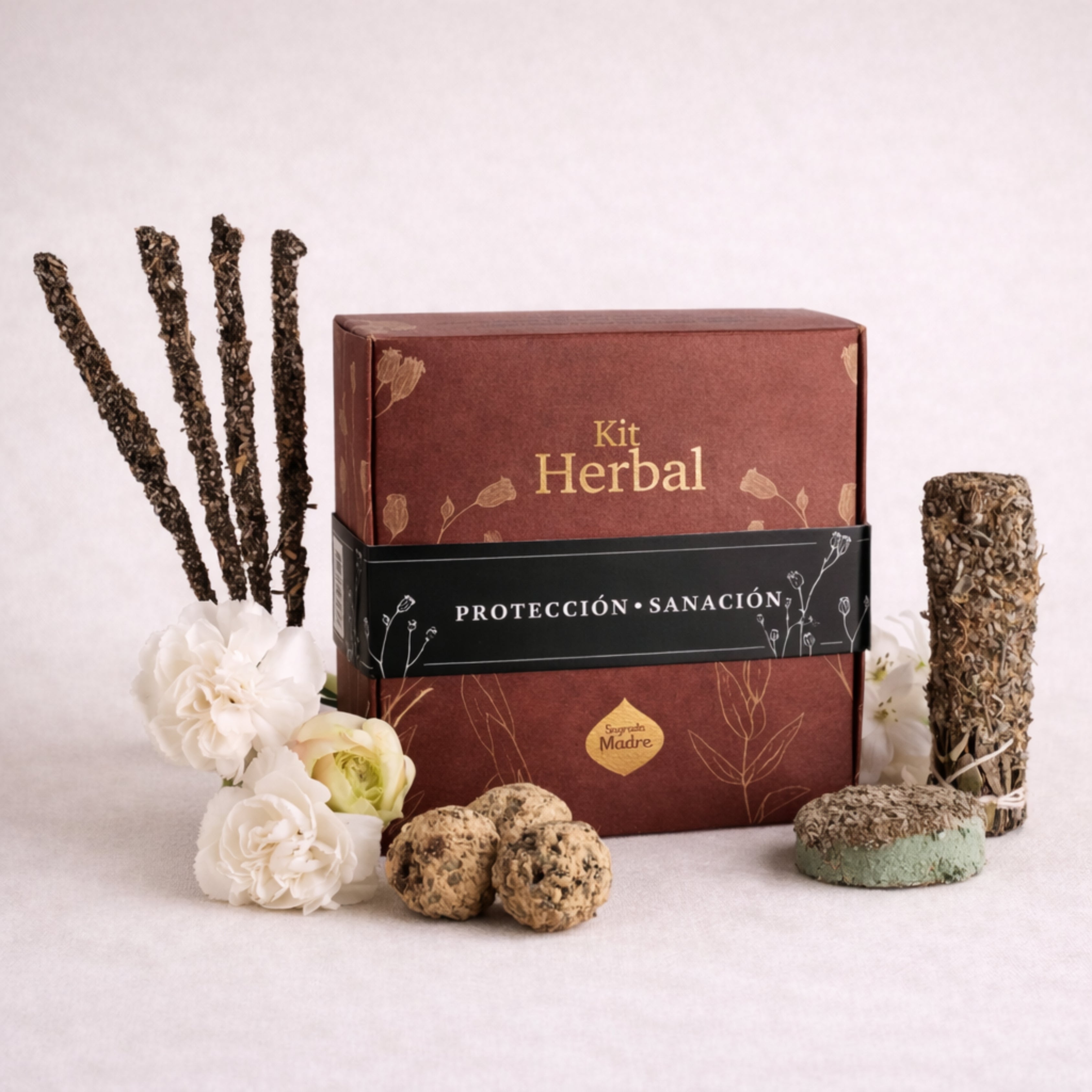 Kit Herbal · Protección · Sanación · Sagrada Madre