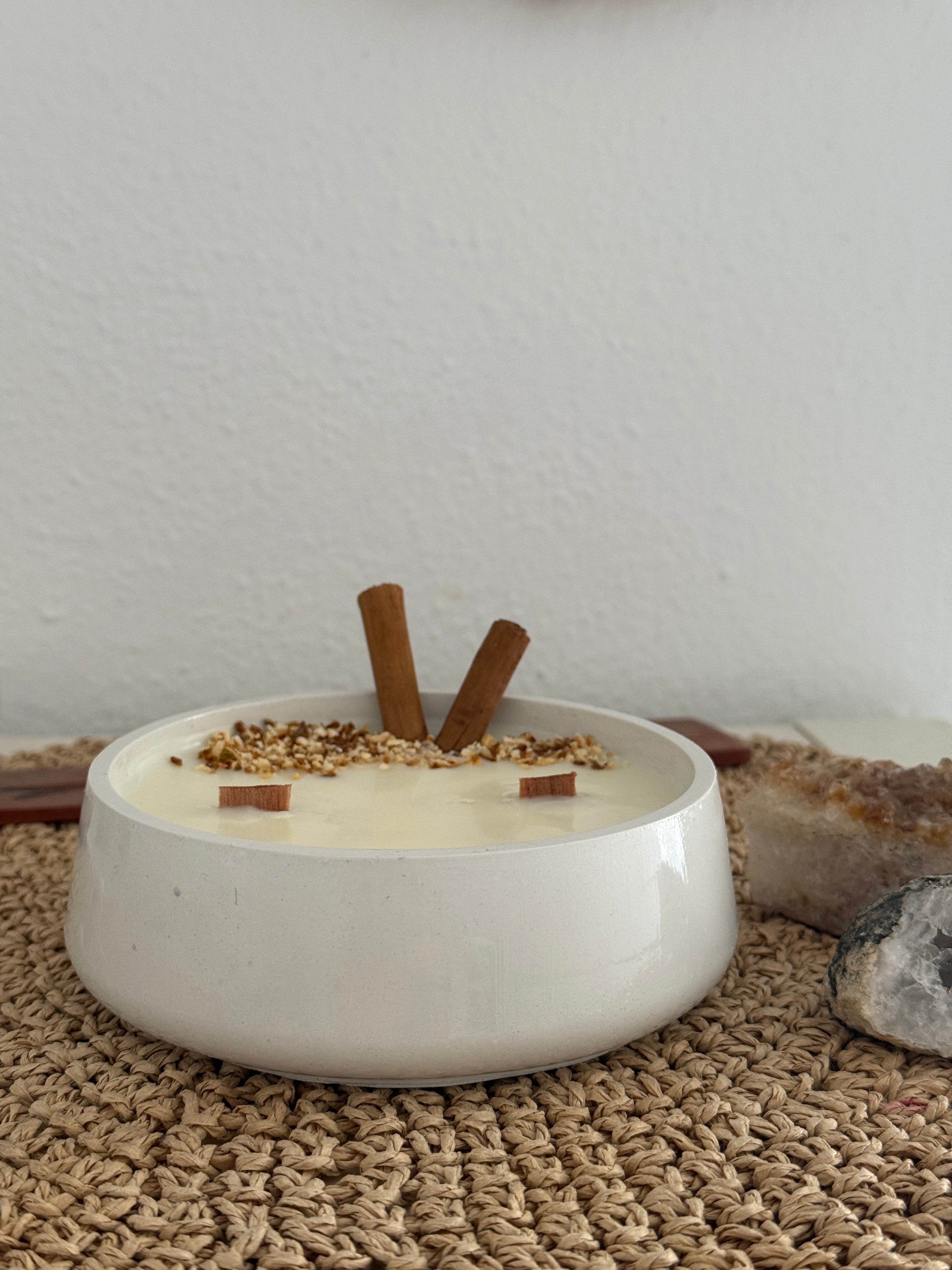 Santuario · Vela aromática Canela y Naranja