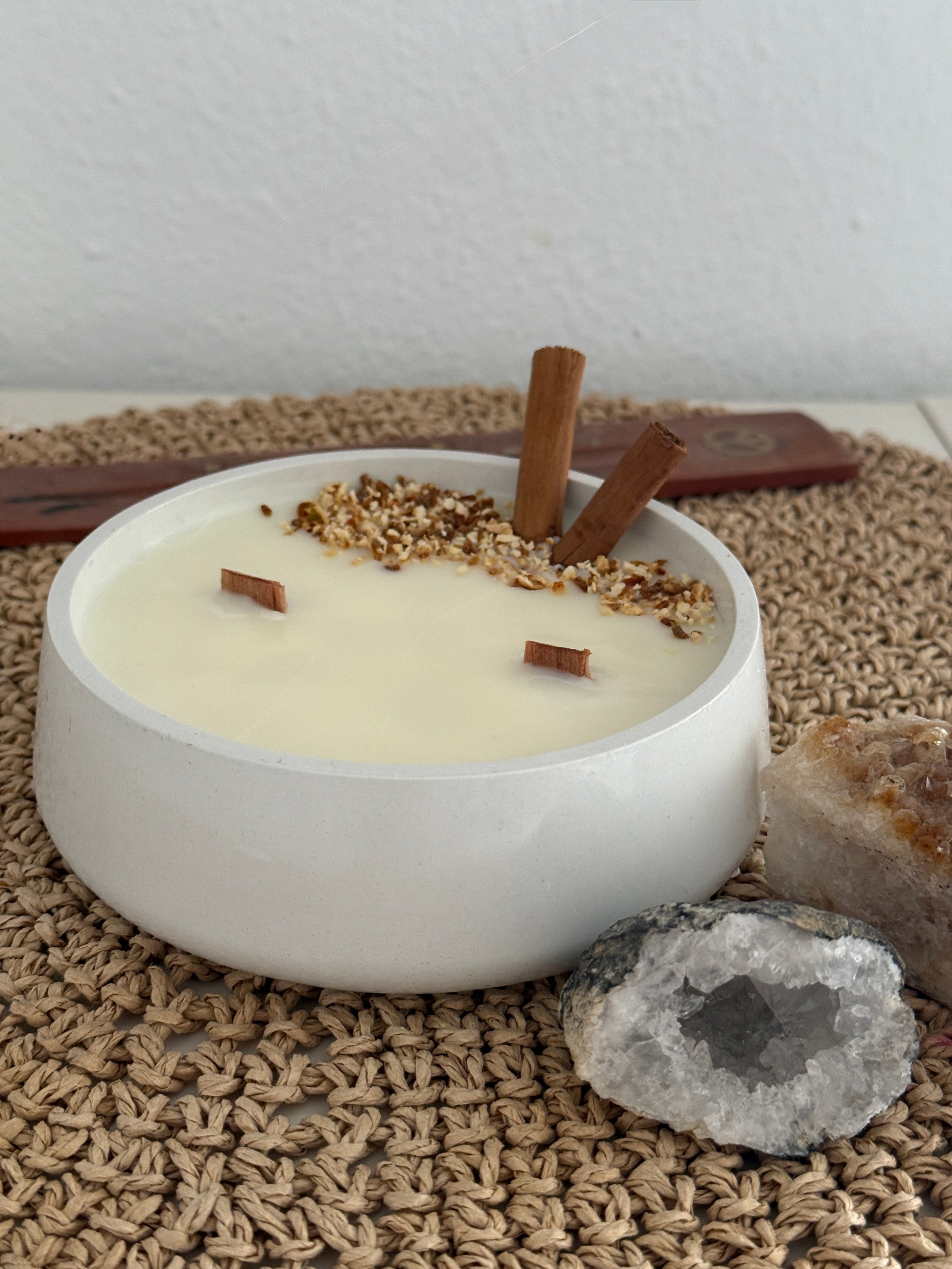 Santuario · Vela aromática Canela y Naranja