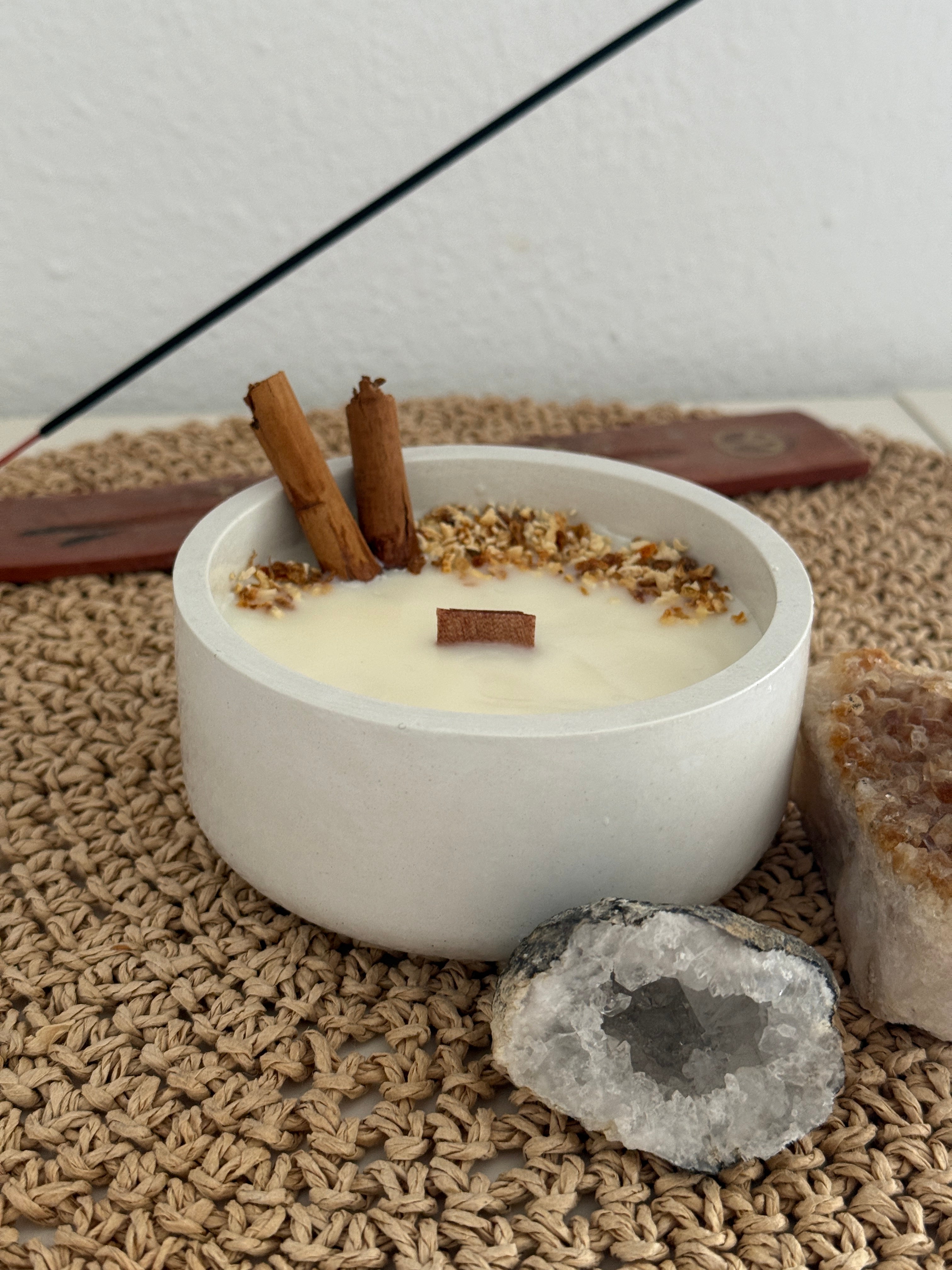 Hogar · Vela aromática Canela y Naranja