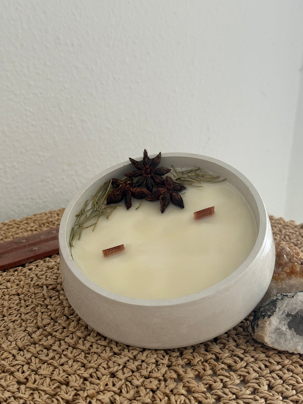 Santuario · Vela aromática de Vainilla