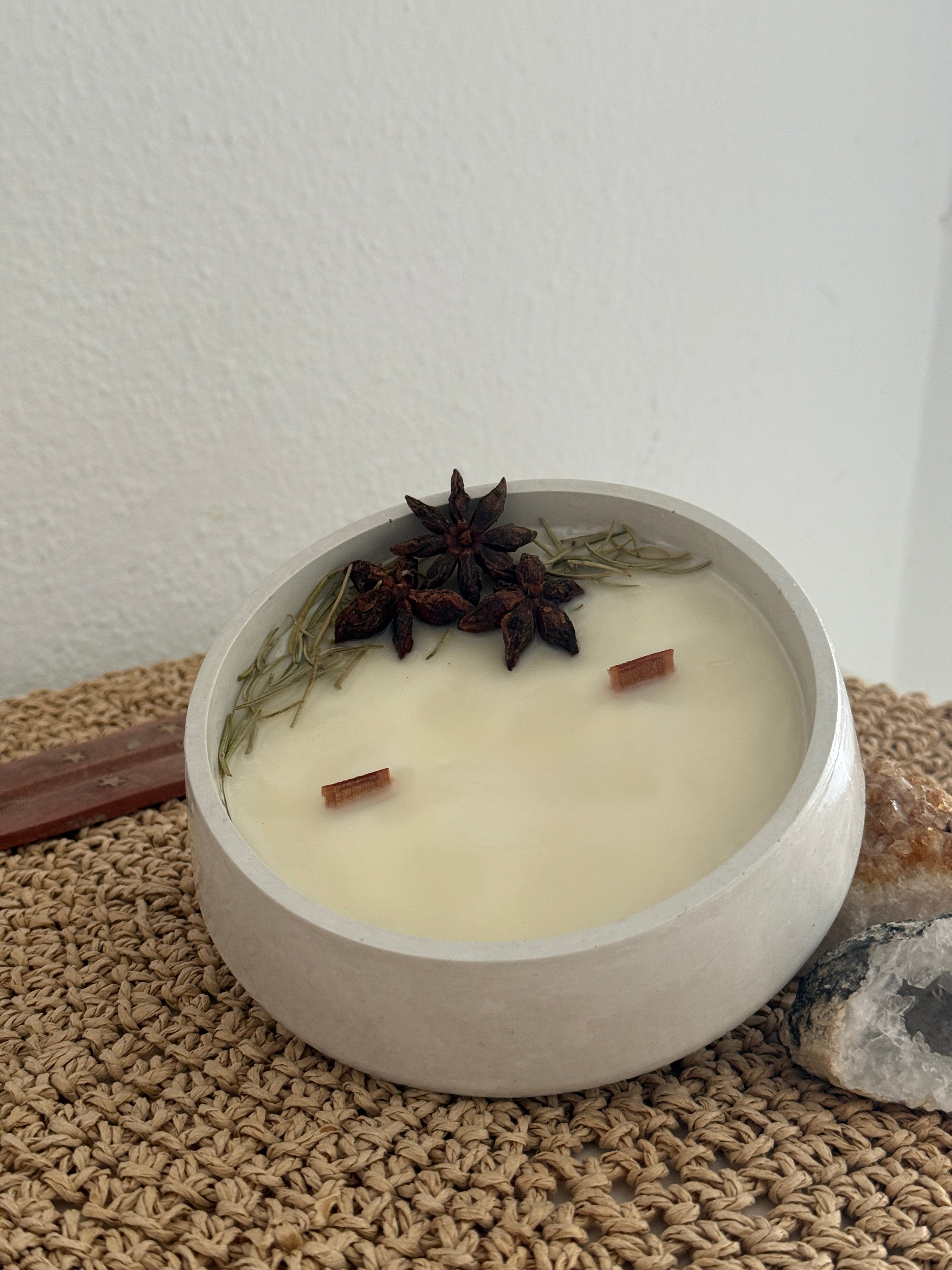 Santuario · Vela aromática de Vainilla