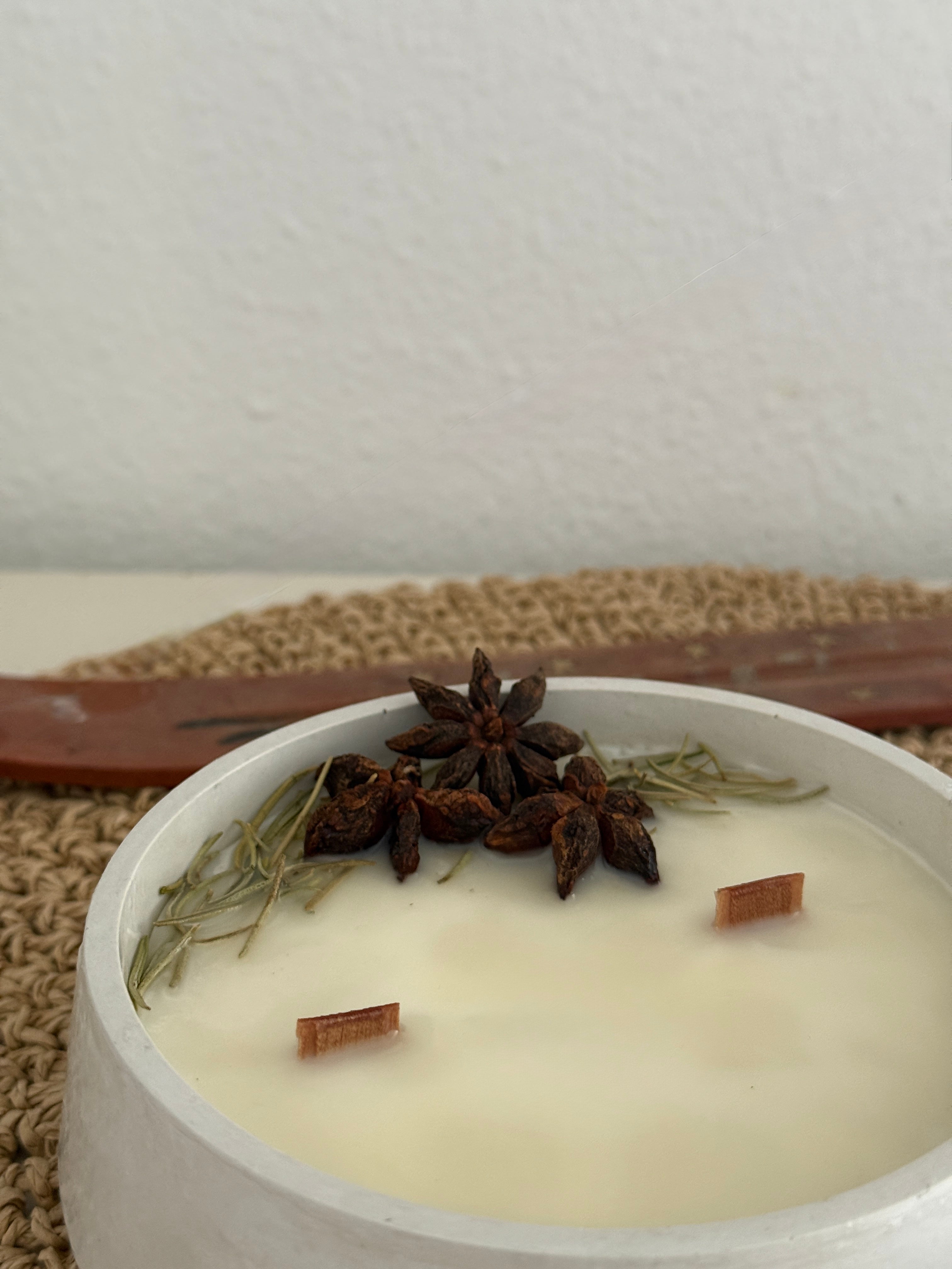 Santuario · Vela aromática de Vainilla