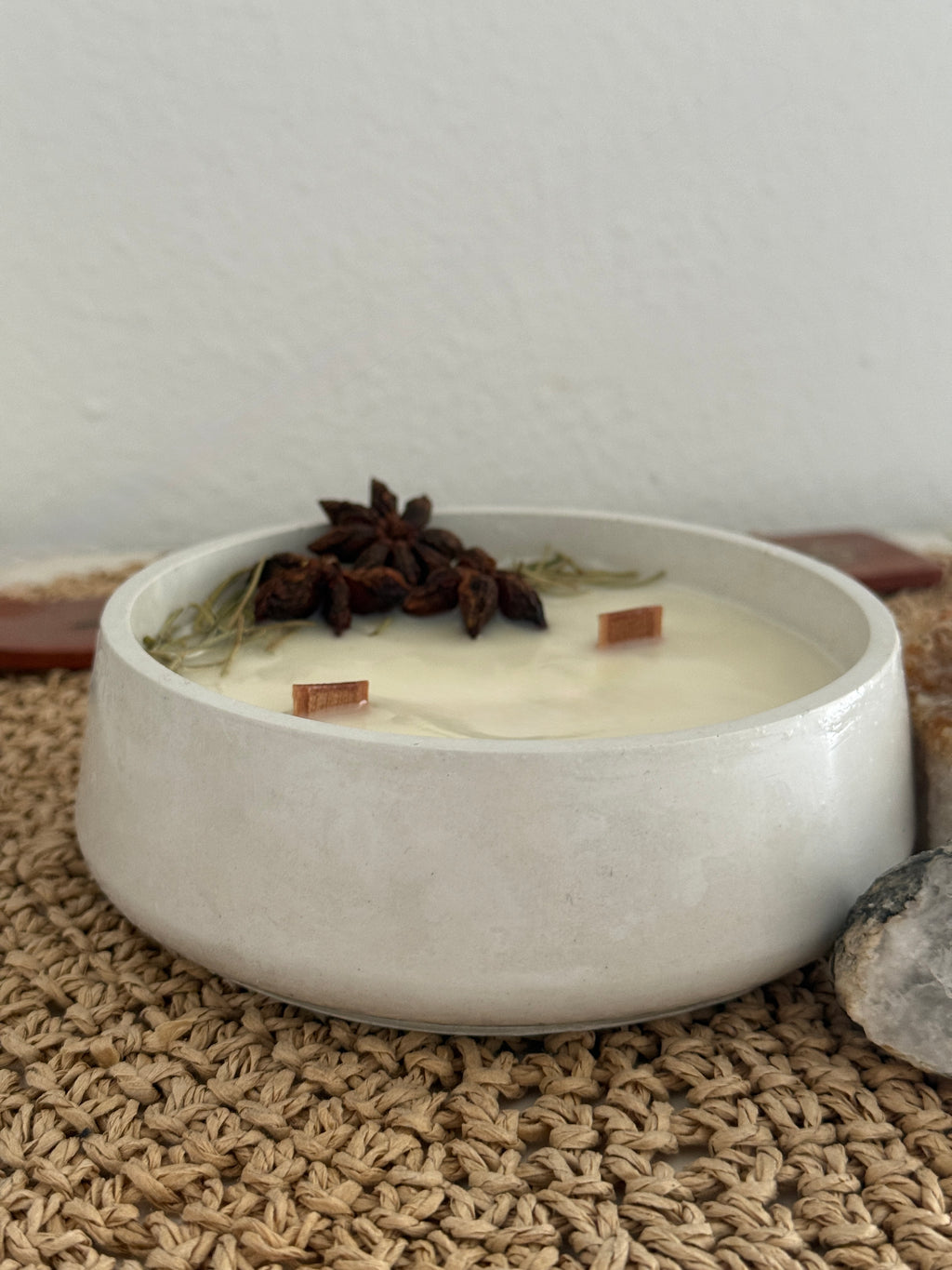 Santuario · Vela aromática de Vainilla