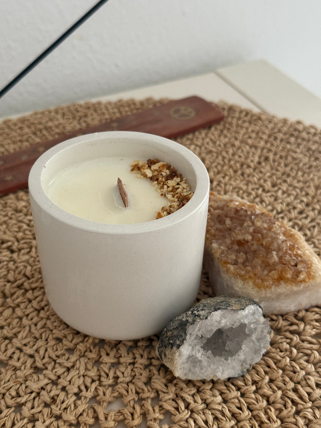 Refugio · Vela aromática Canela y Naranja