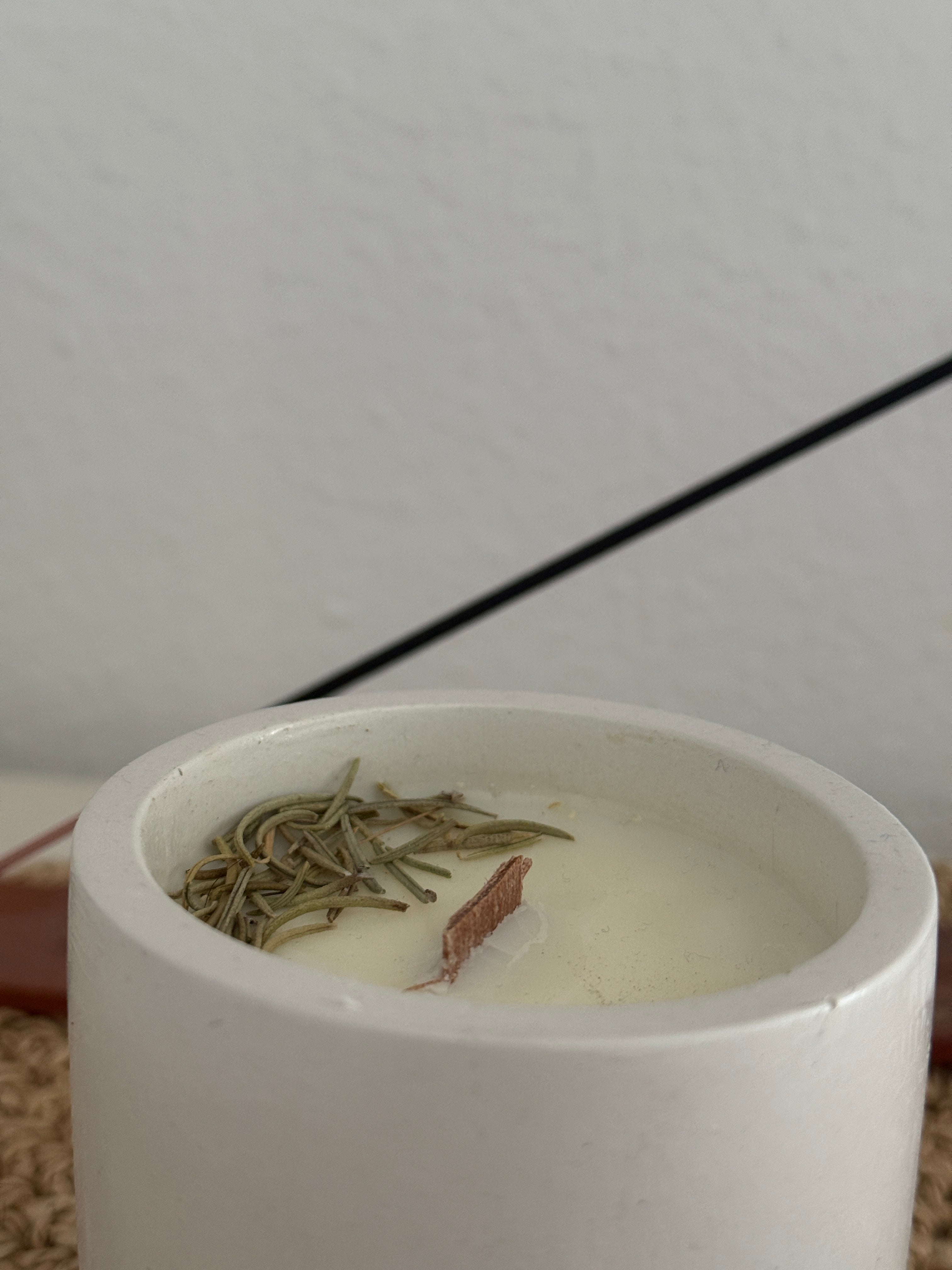 Refugio · Vela aromática de Vainilla