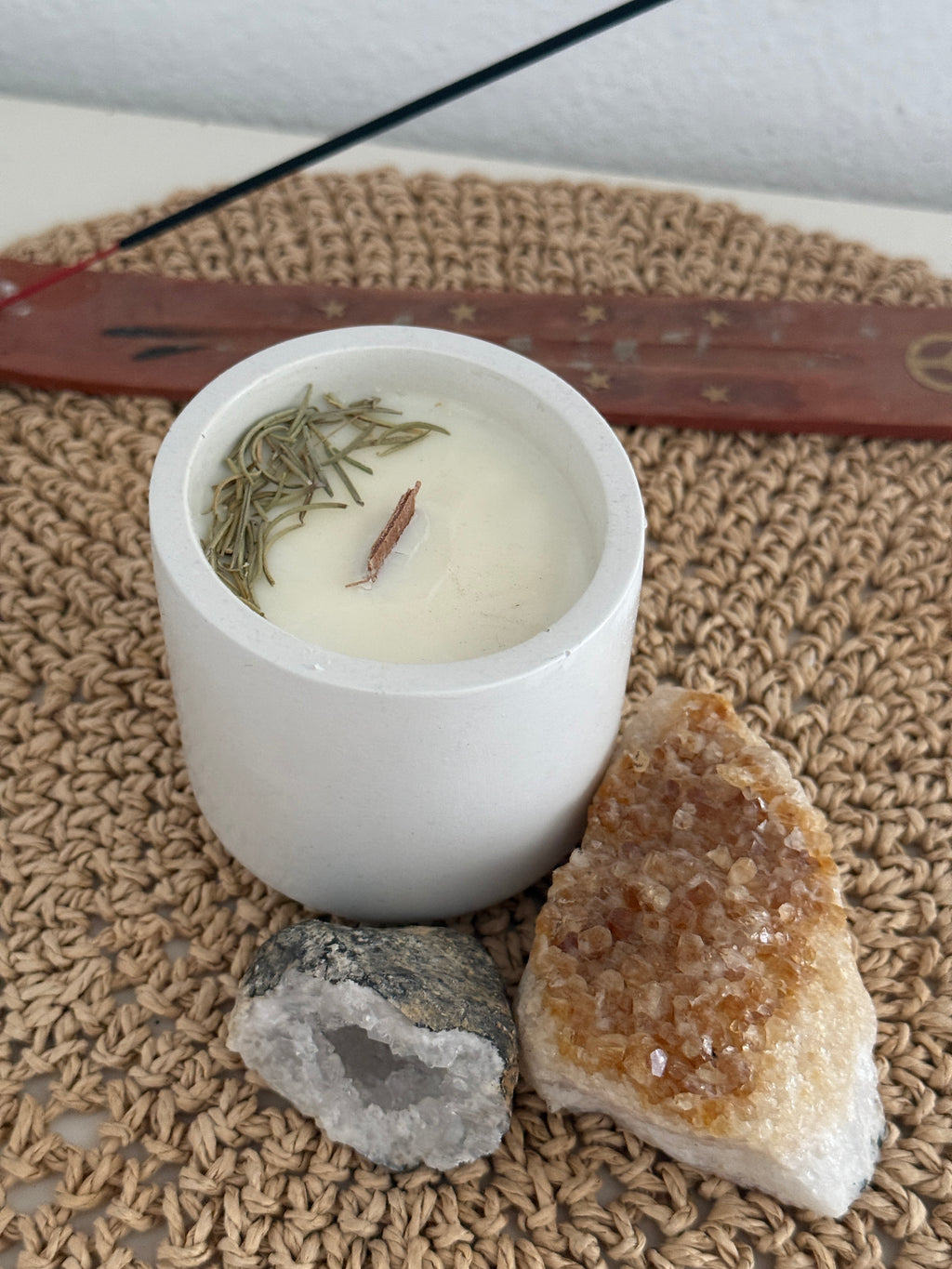 Refugio · Vela aromática de Vainilla