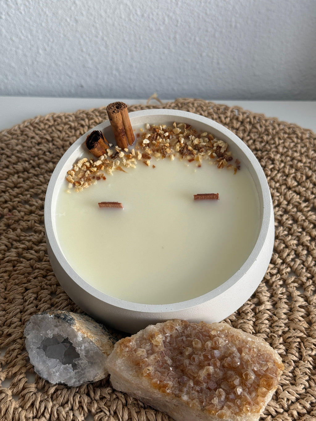 Santuario · Vela aromática Canela y Naranja