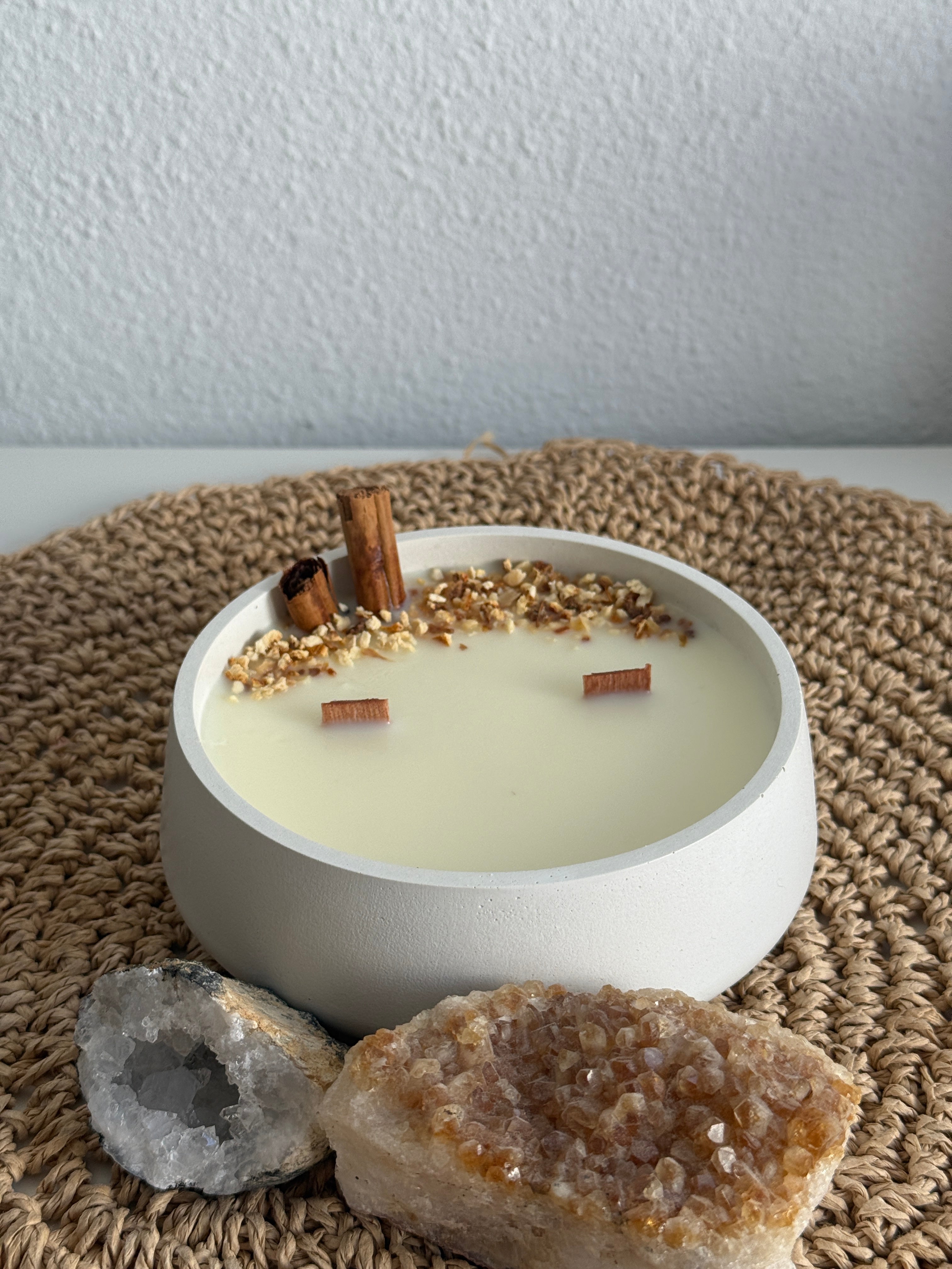 Santuario · Vela aromática Canela y Naranja