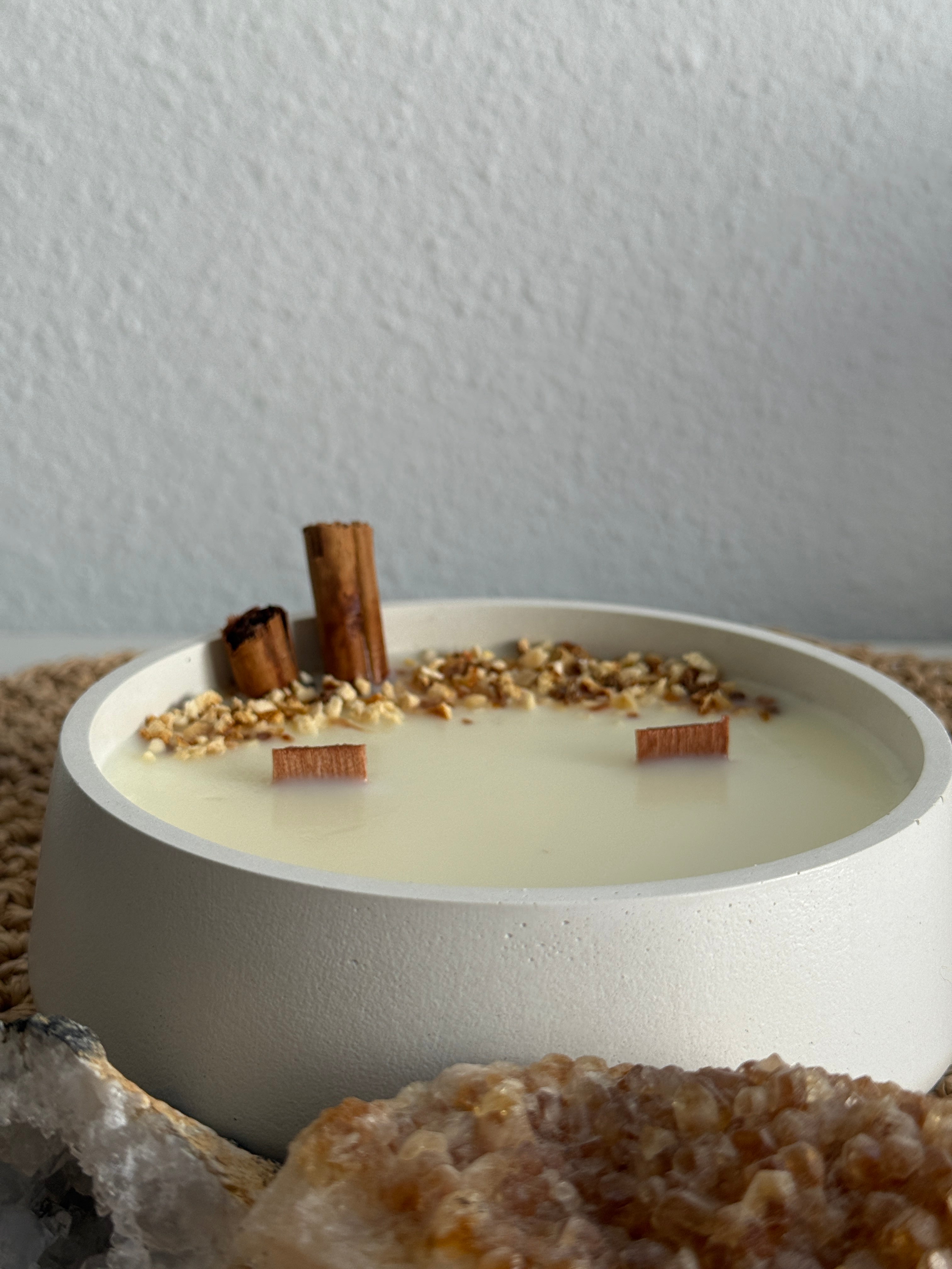 Santuario · Vela aromática Canela y Naranja