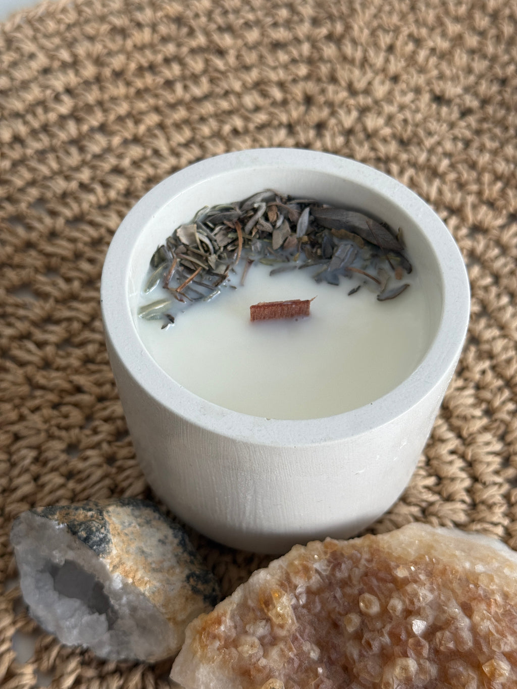 Refugio · Vela aromática de Bergamota
