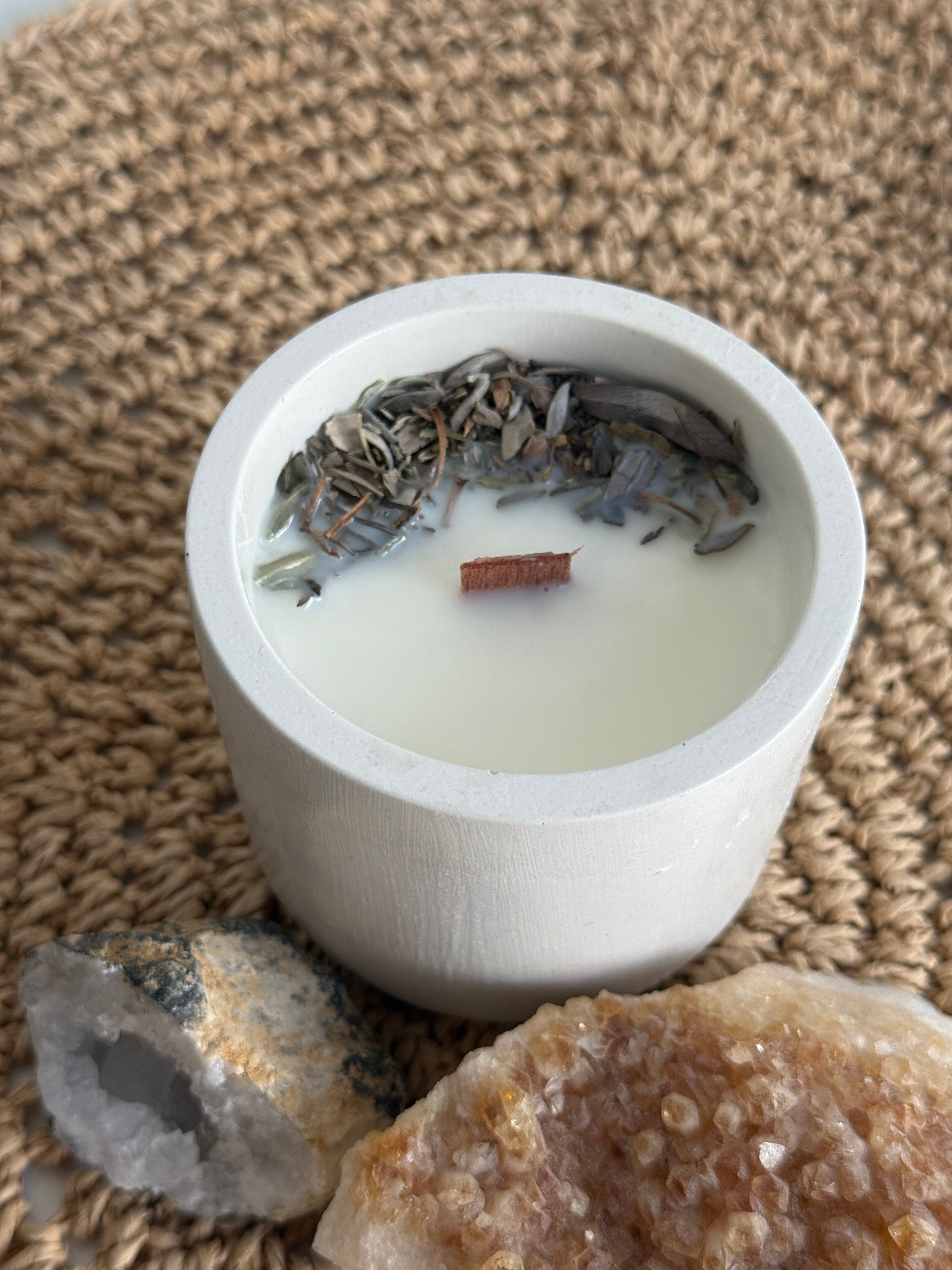 Refugio · Vela aromática de Bergamota