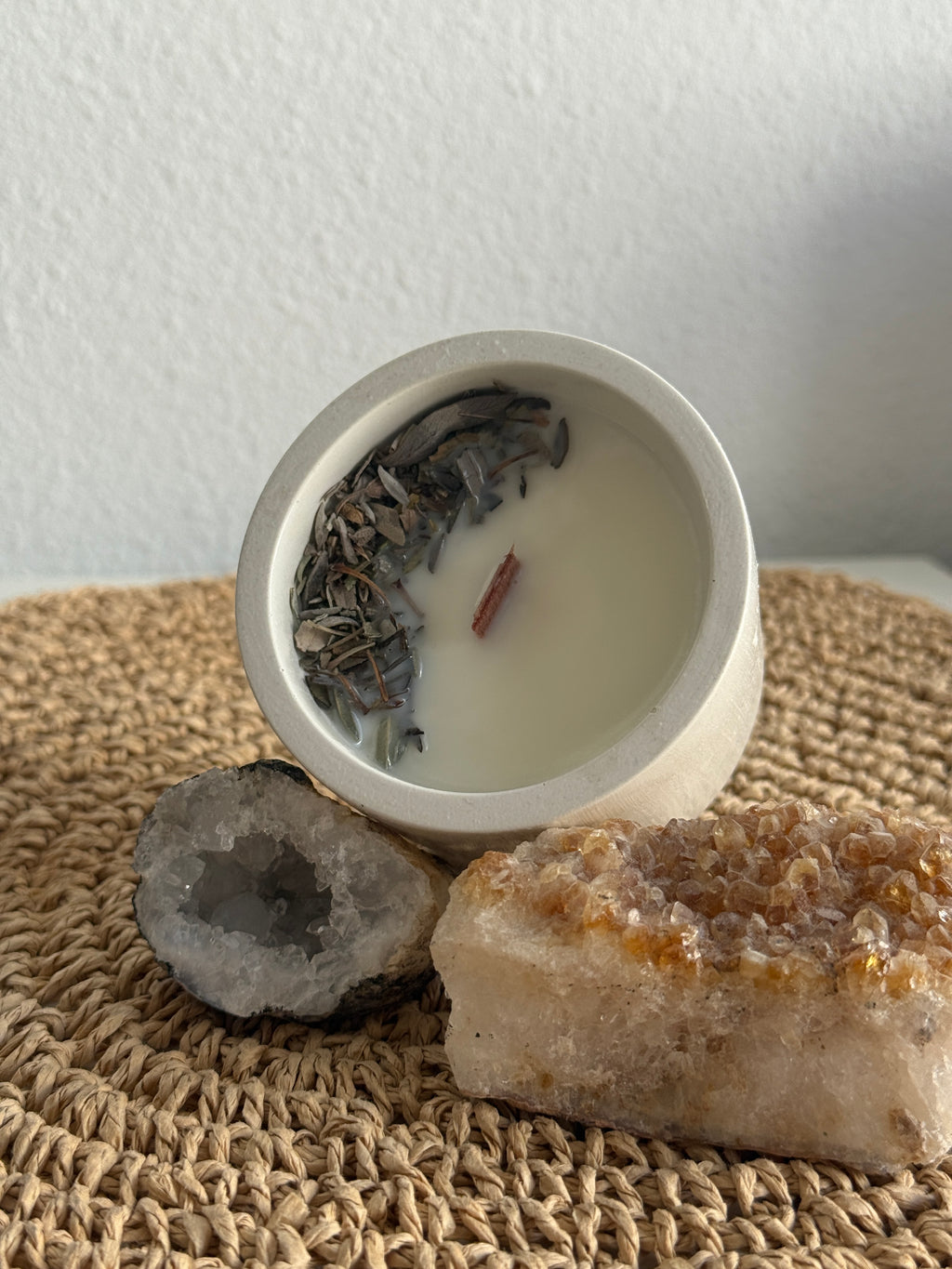 Refugio · Vela aromática de Bergamota