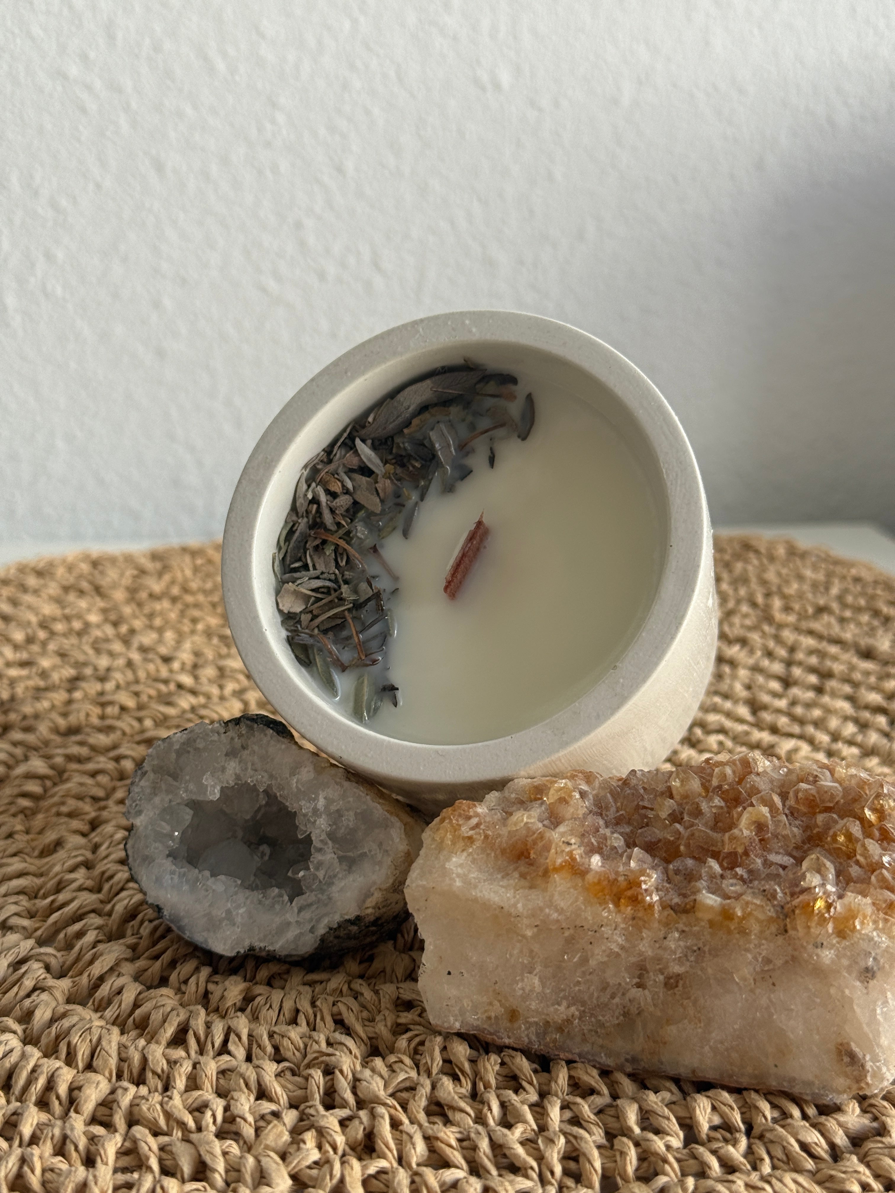 Refugio · Vela aromática de Bergamota