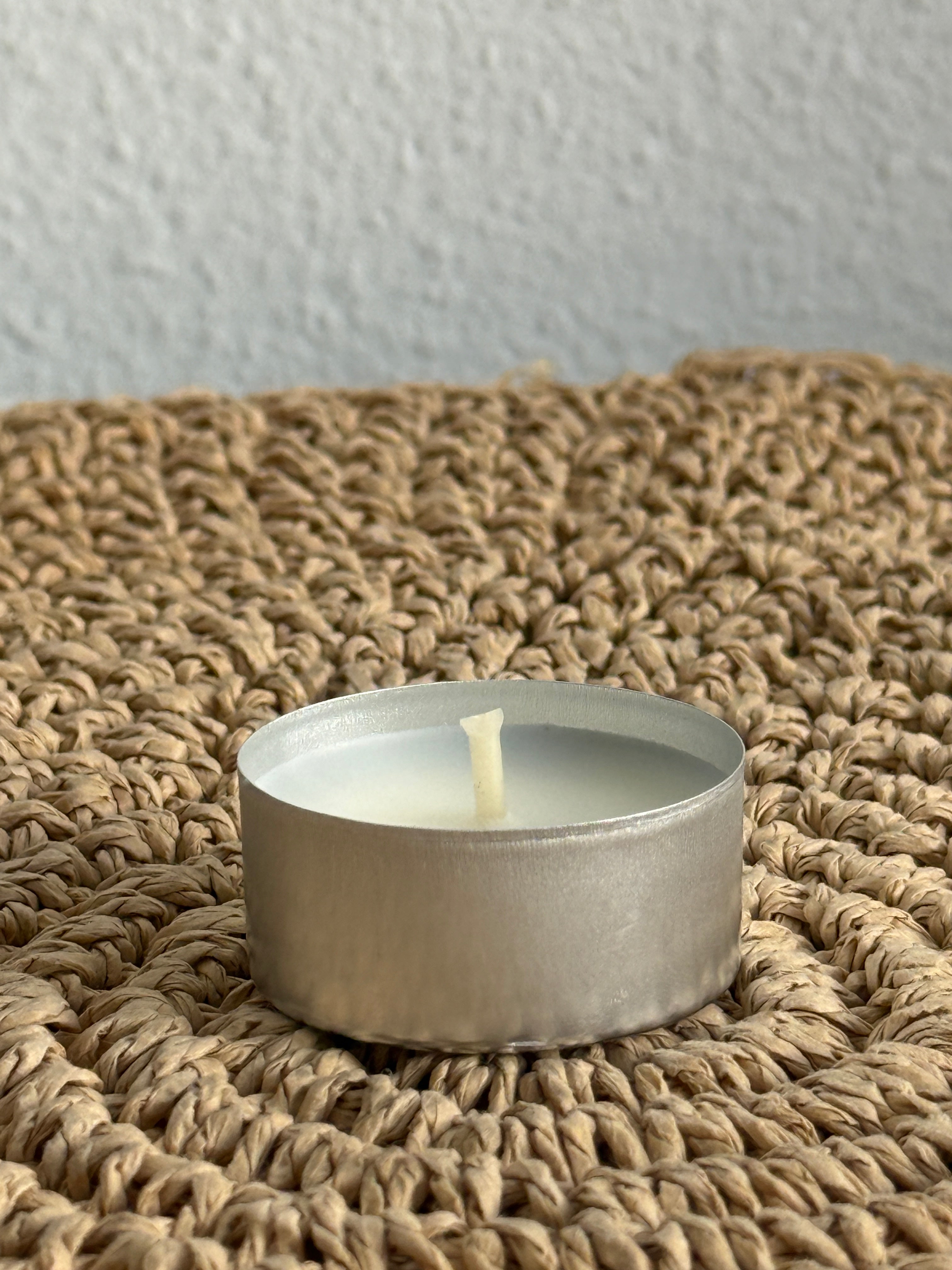 Vela de té sin aroma