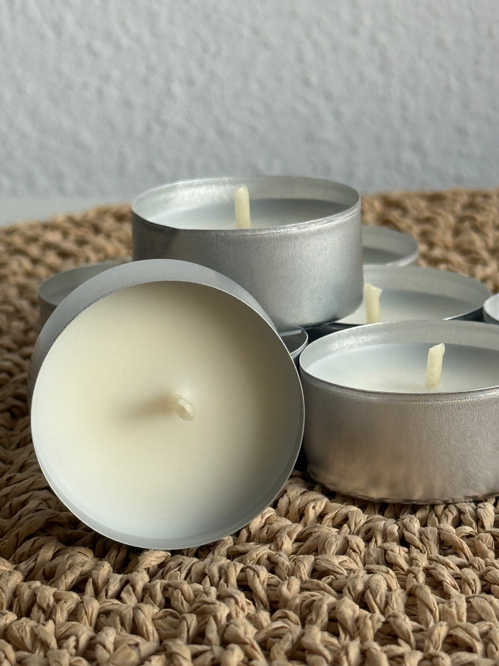 Vela de té sin aroma