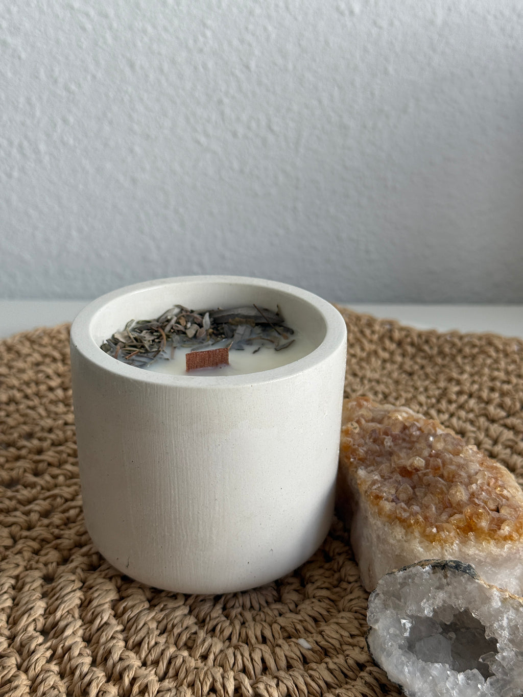 Refugio · Vela aromática de Bergamota